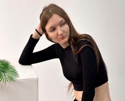 Shy Girl Alone - NikaStone