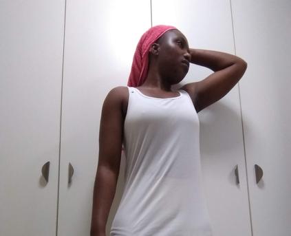 Shy Girl Alone - Nicole753